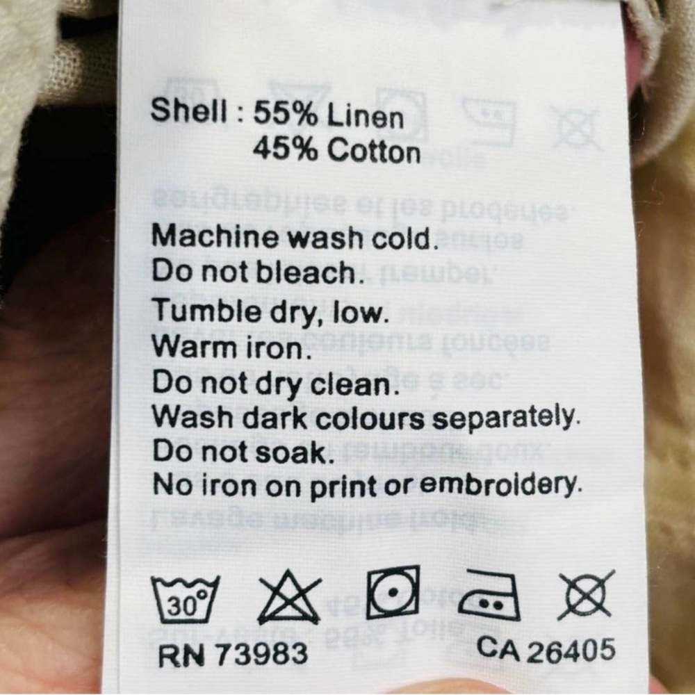 Helly Hansen NWT Beige Boston Linen/Cotton Blend A-Line Pleated Mini Skirt: 3155 - Picture 4 of 7